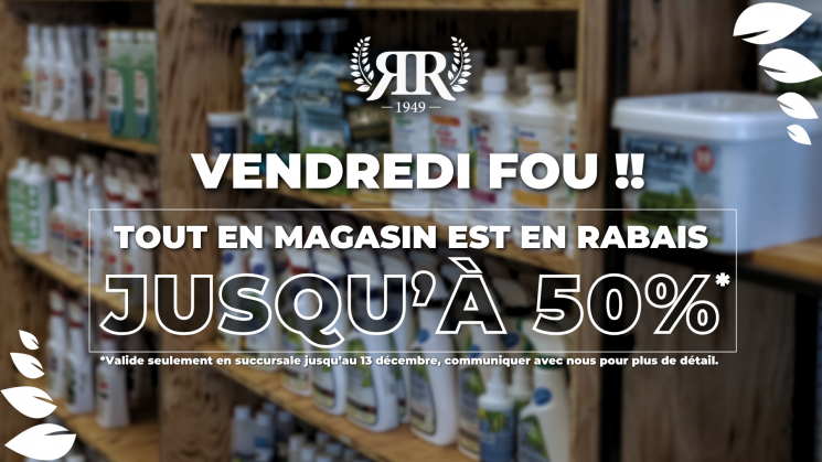 Promotion du Vendredi Fou – Boutique